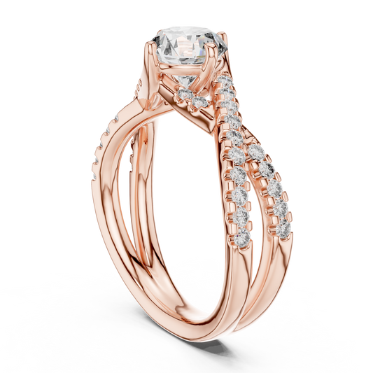 Mixed Shape Lab Grown Diamond Halo Ring
