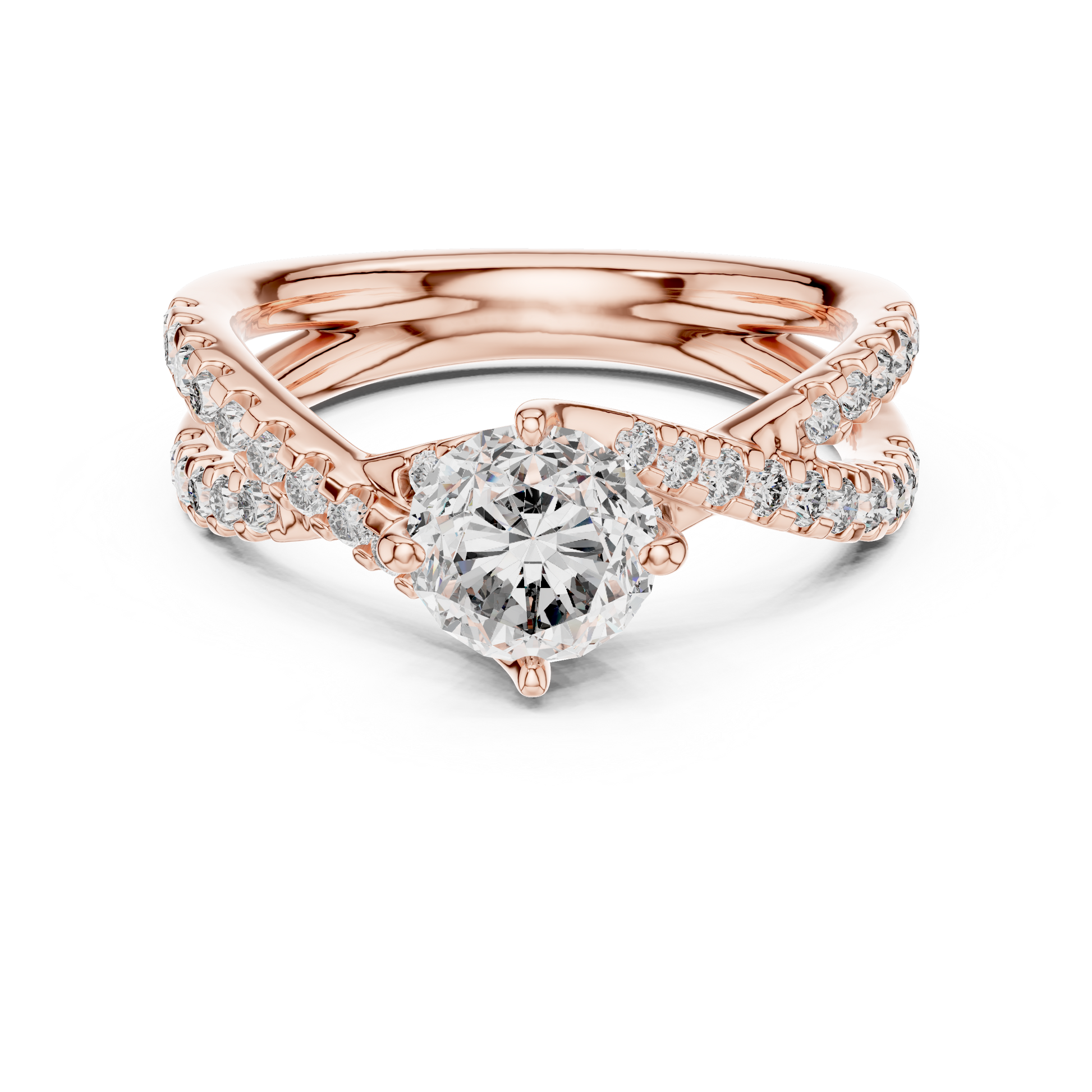 Mixed Shape Lab Grown Diamond Halo Ring