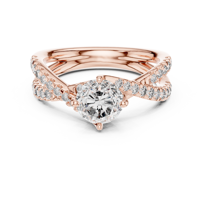 Mixed Shape Lab Grown Diamond Halo Ring