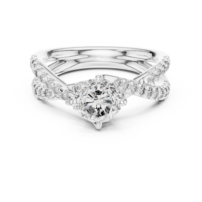 Mixed Shape Lab Grown Diamond Halo Ring