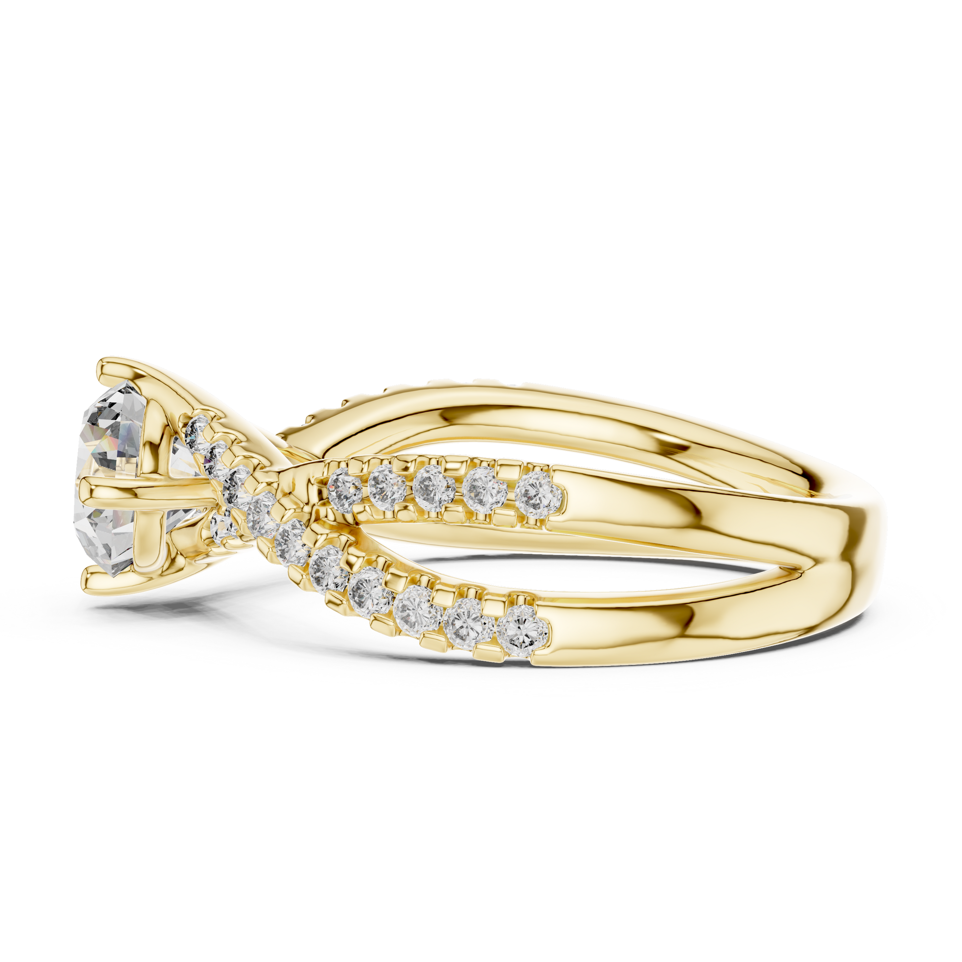 Mixed Shape Lab Grown Diamond Halo Ring