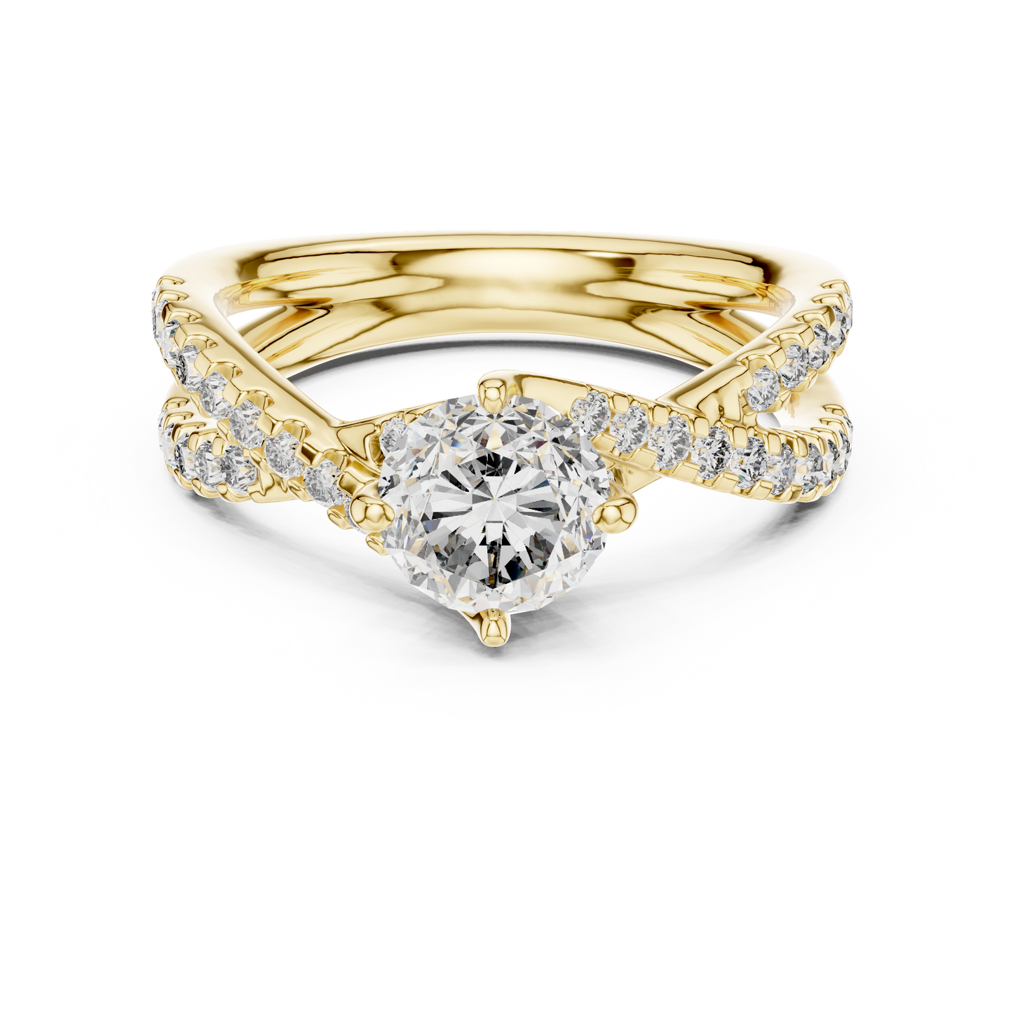 Mixed Shape Lab Grown Diamond Halo Ring