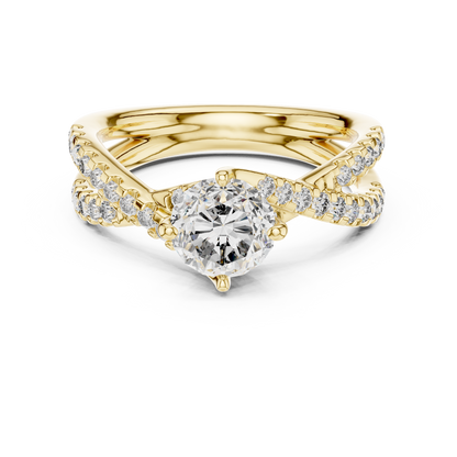 Mixed Shape Lab Grown Diamond Halo Ring