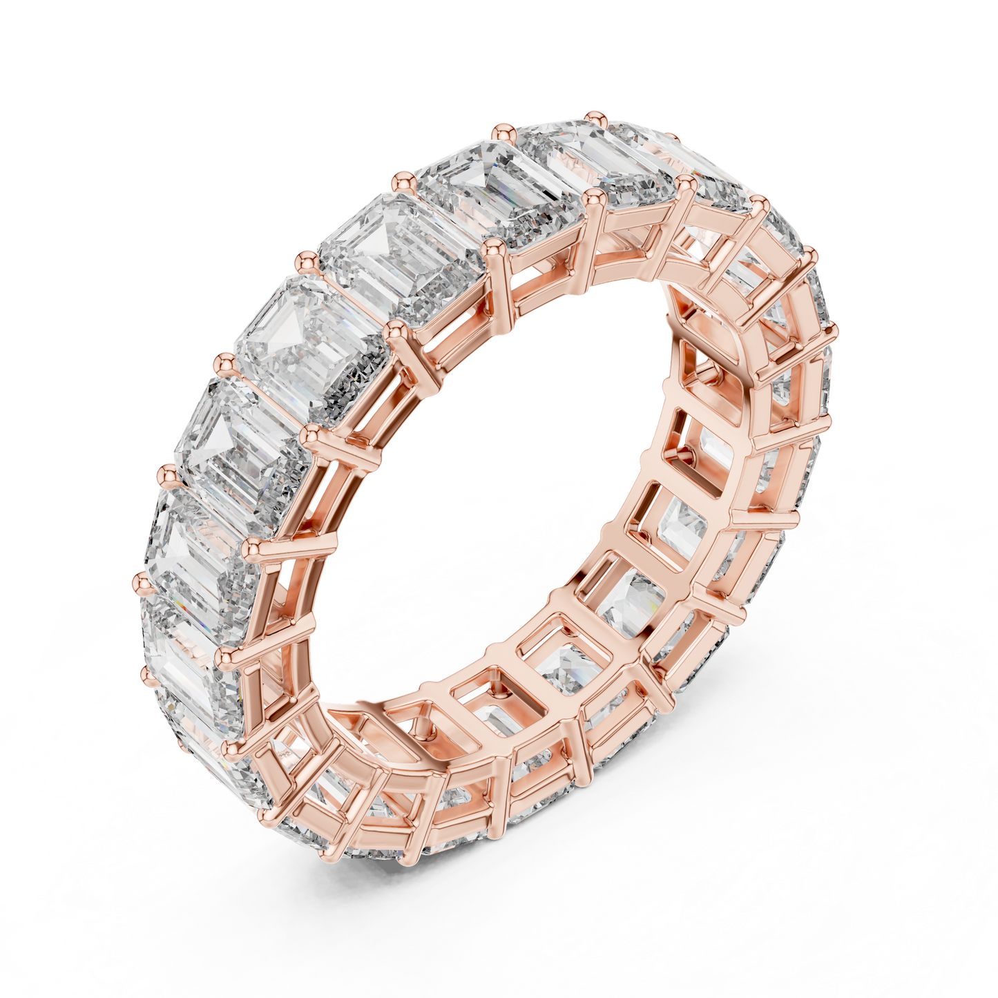Mixed Shape Lab Grown Diamond Eternity Ring