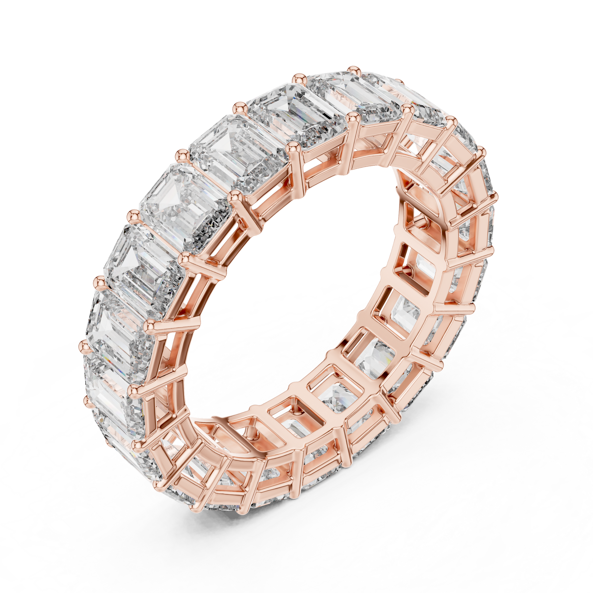 Mixed Shape Lab Grown Diamond Eternity Ring
