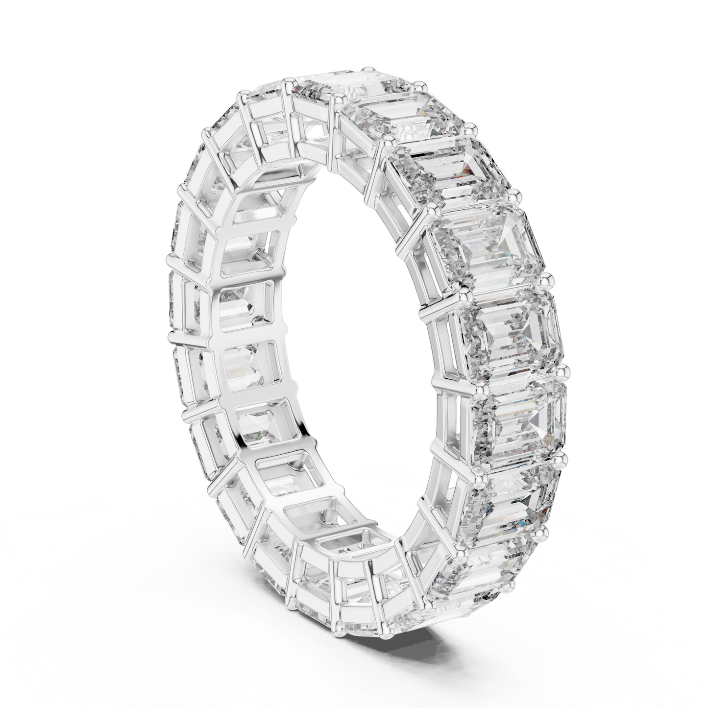 Mixed Shape Lab Grown Diamond Eternity Ring