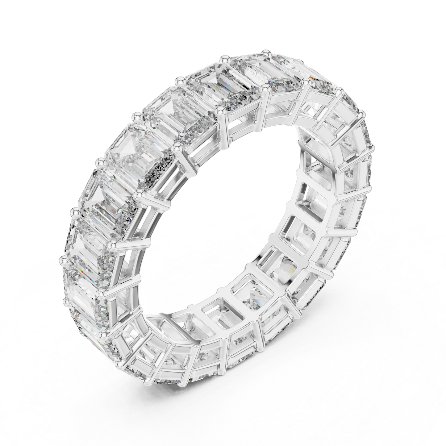 Mixed Shape Lab Grown Diamond Eternity Ring