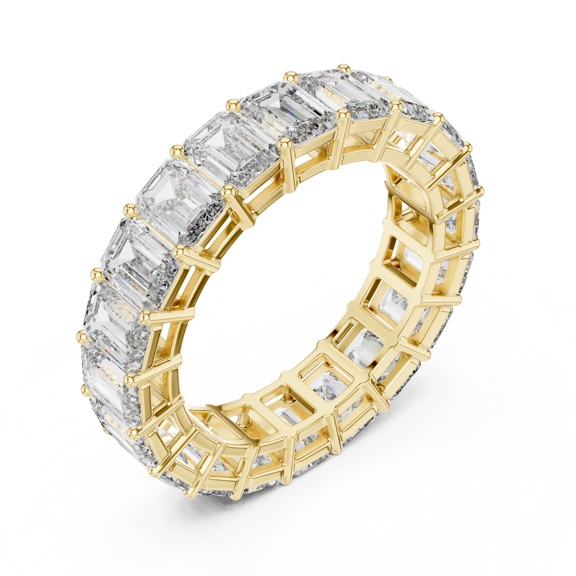 Mixed Shape Lab Grown Diamond Eternity Ring