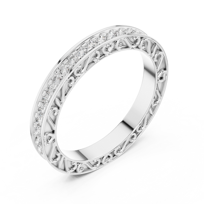 Round Eternity Lab Grown Diamond Ring