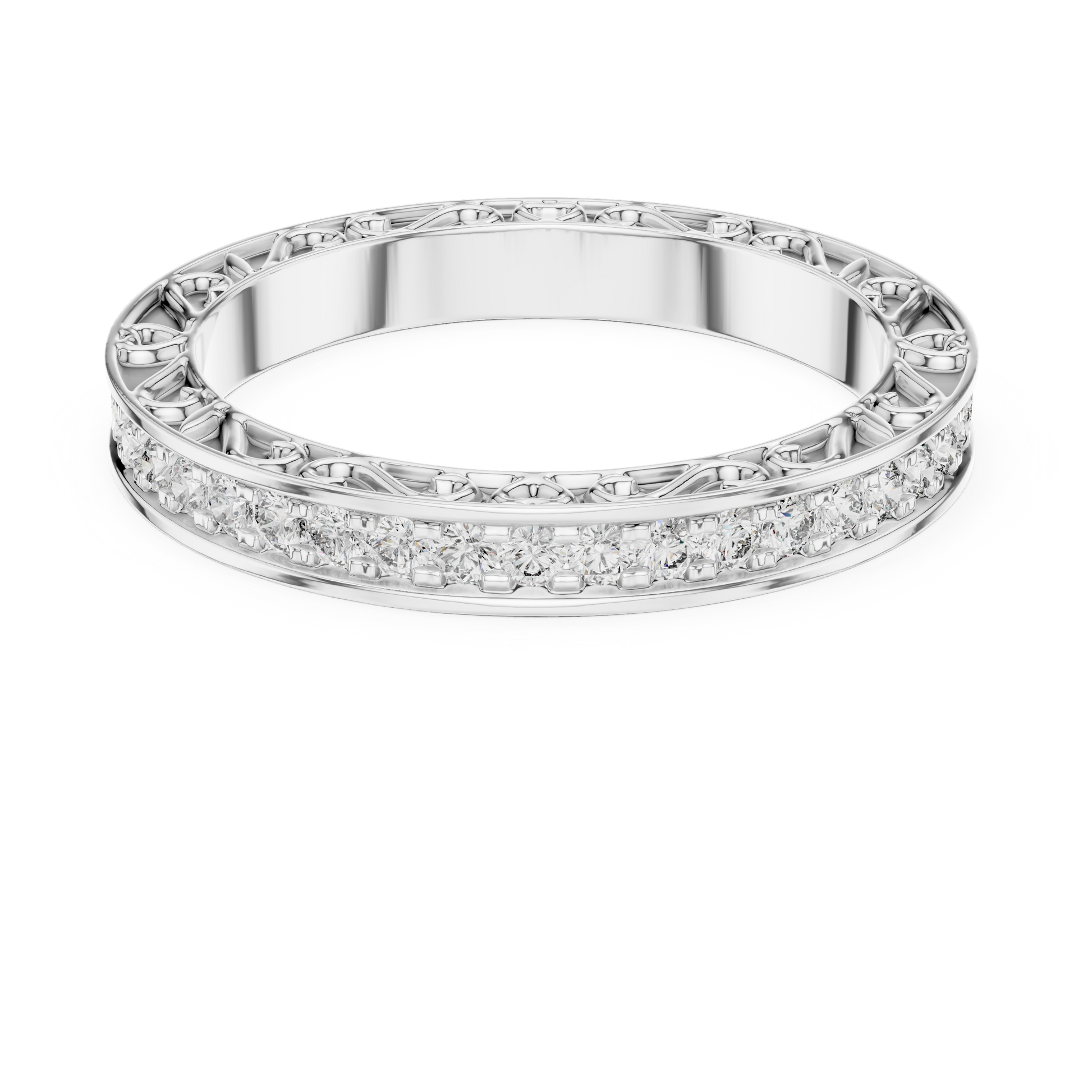 Round Eternity Lab Grown Diamond Ring