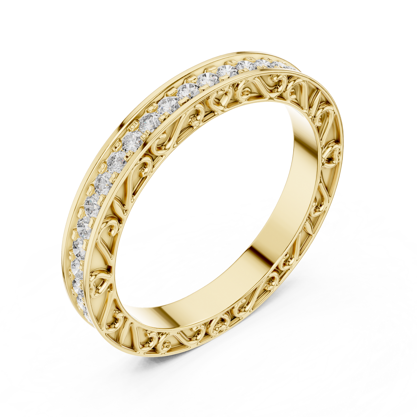 Round Eternity Lab Grown Diamond Ring