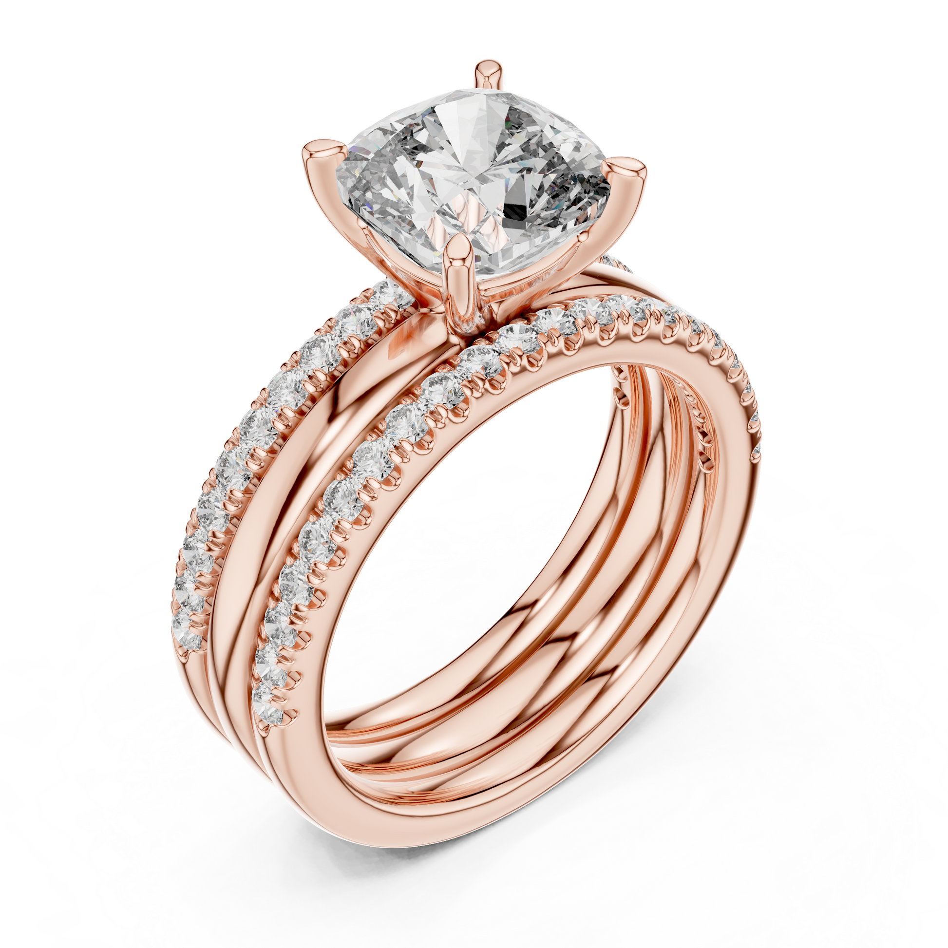 Round Halo Lab Grown Diamond Ring