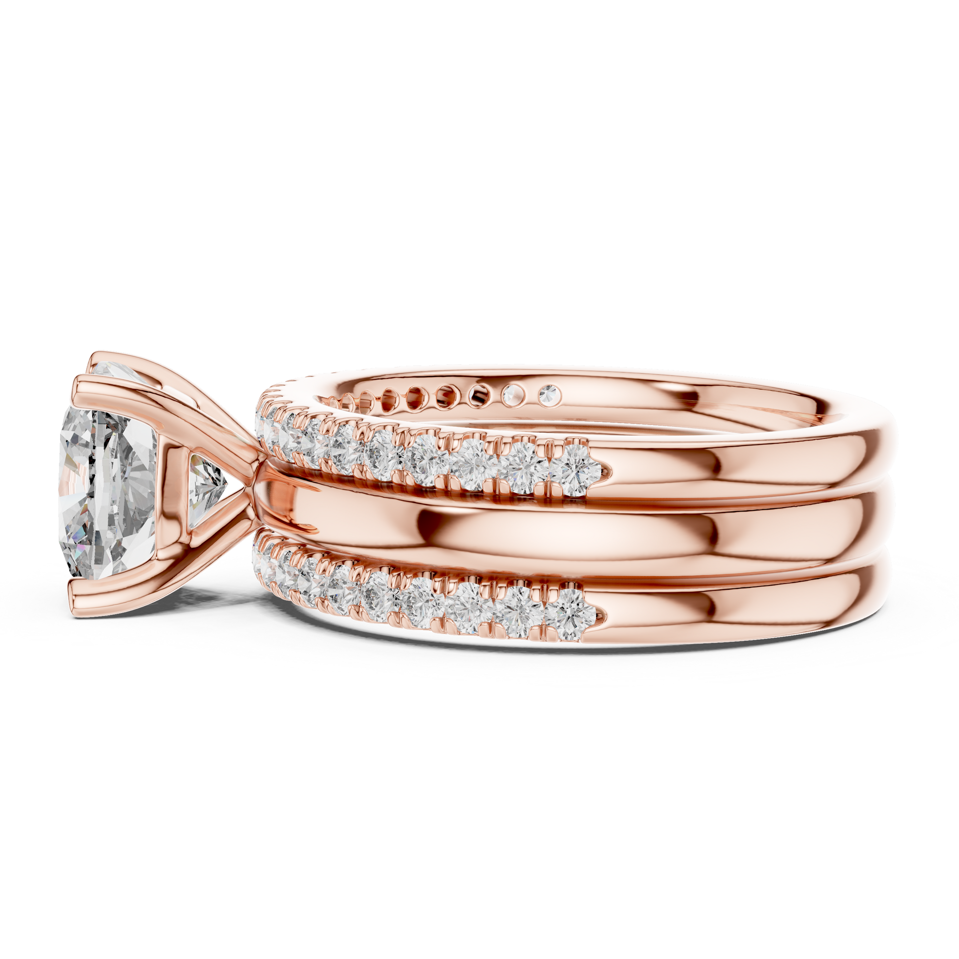 Round Halo Lab Grown Diamond Ring