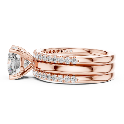 Round Halo Lab Grown Diamond Ring
