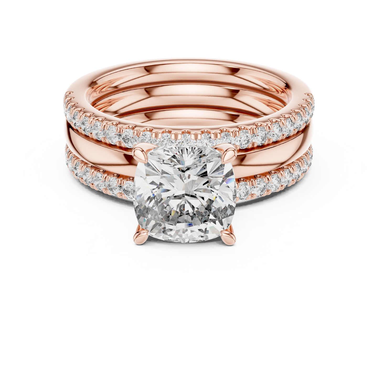 Round Halo Lab Grown Diamond Ring