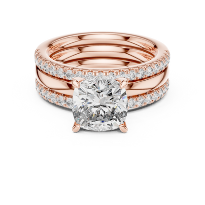 Round Halo Lab Grown Diamond Ring