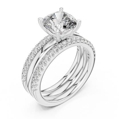 Round Halo Lab Grown Diamond Ring