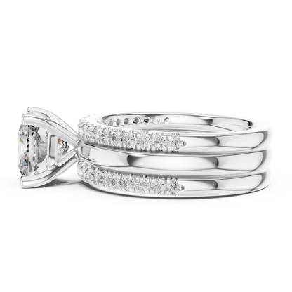 Round Halo Lab Grown Diamond Ring