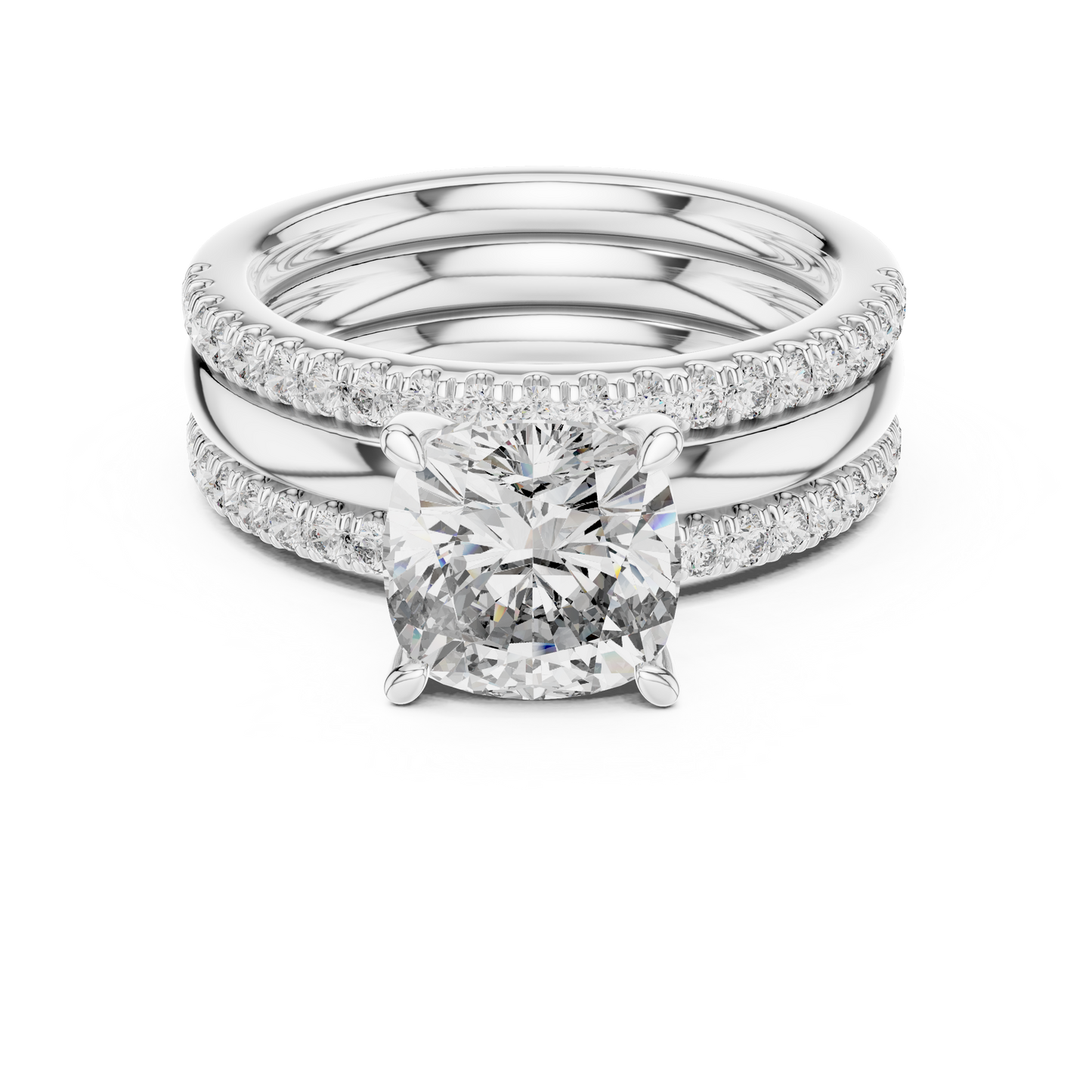 Round Halo Lab Grown Diamond Ring