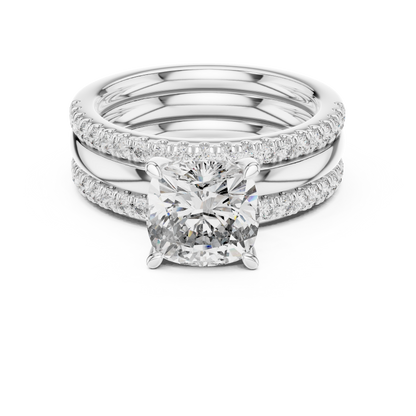 Round Halo Lab Grown Diamond Ring