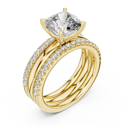 Round Halo Lab Grown Diamond Ring