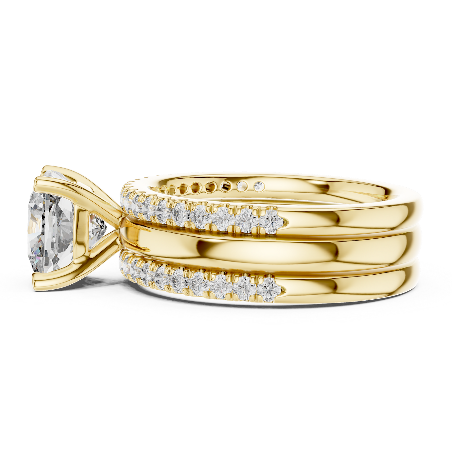 Round Halo Lab Grown Diamond Ring