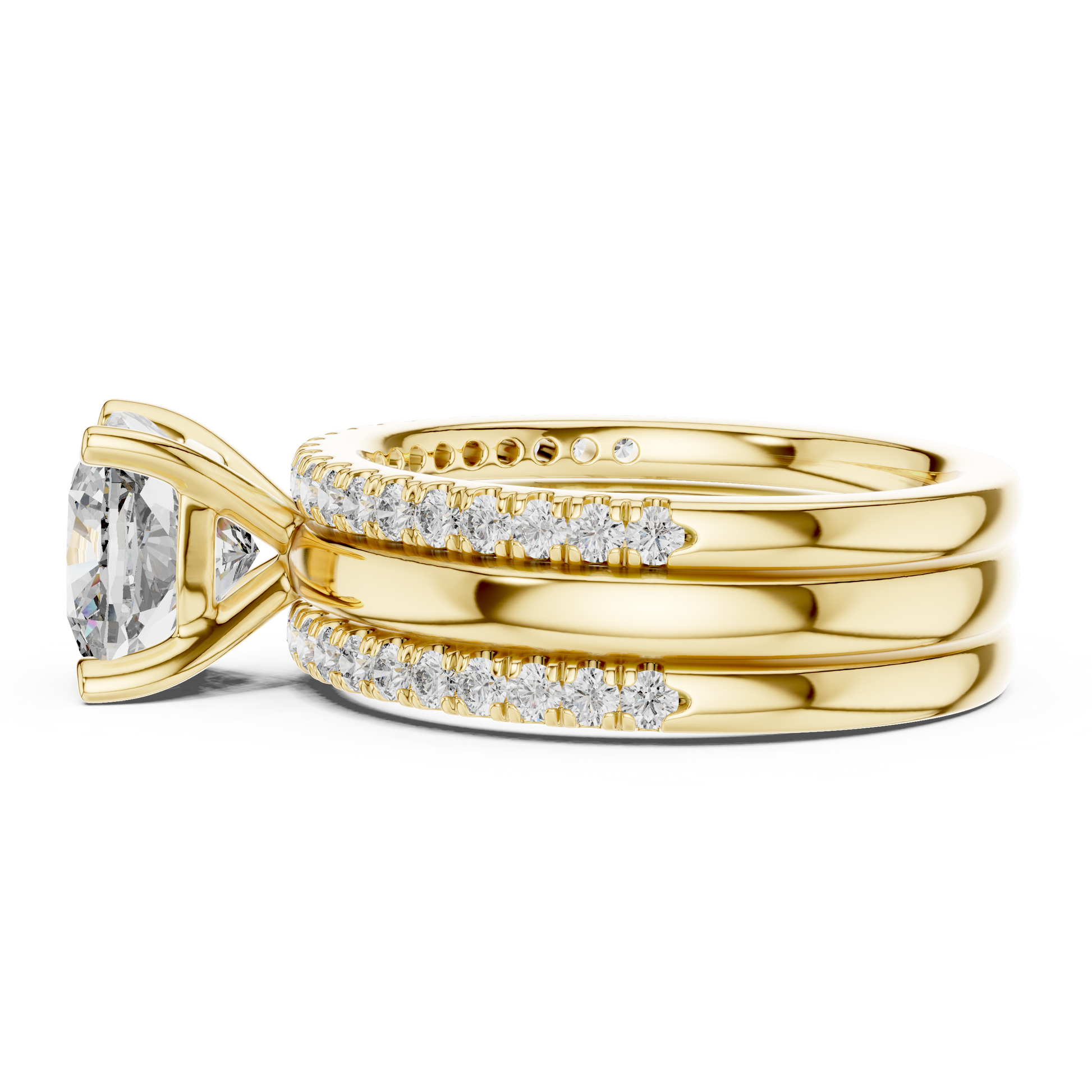 Round Halo Lab Grown Diamond Ring