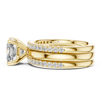 Round Halo Lab Grown Diamond Ring