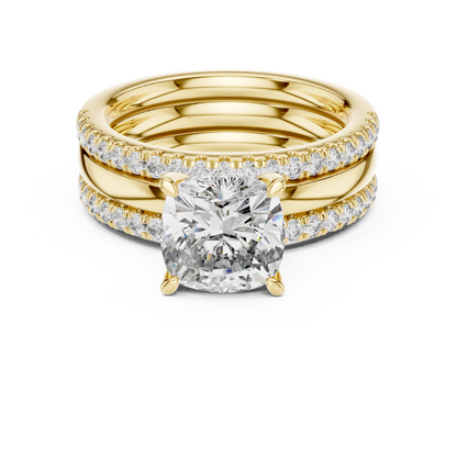 Round Halo Lab Grown Diamond Ring