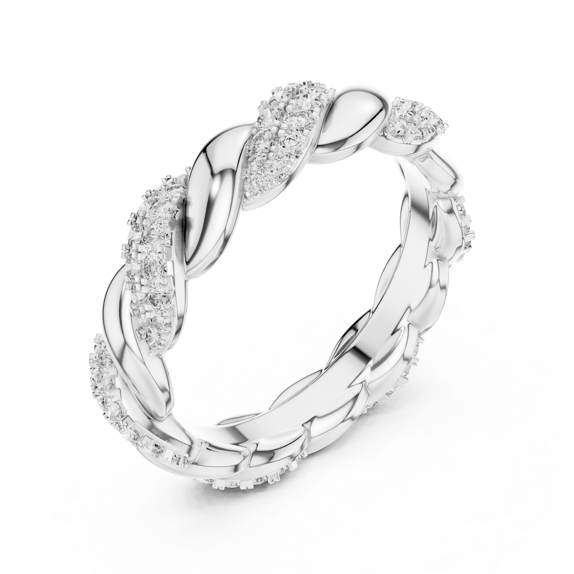 Round Eternity Lab Grown Diamond Ring