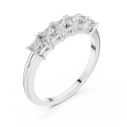 Mixed Shape Lab Grown Diamond Side Stone Ring