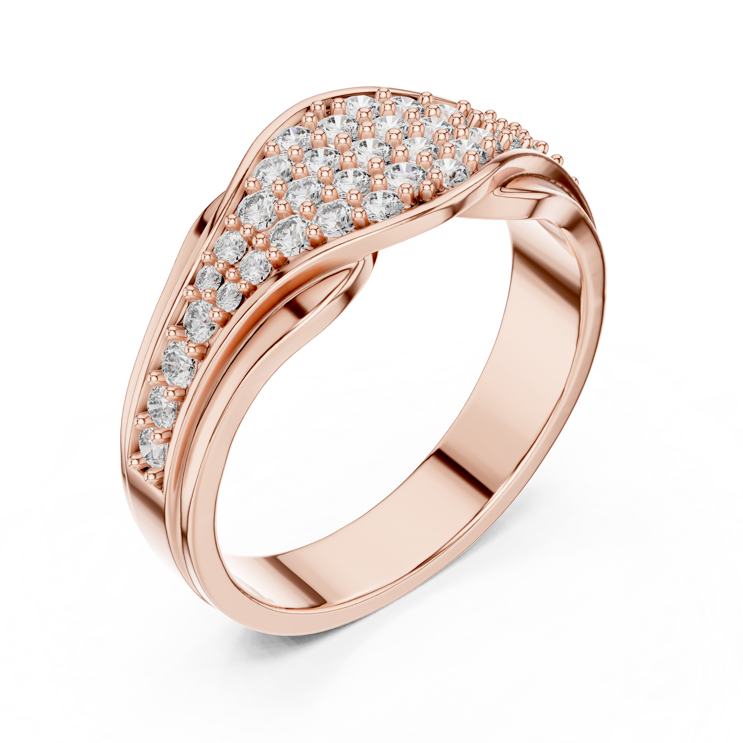 Round Halo Lab Grown Diamond Ring