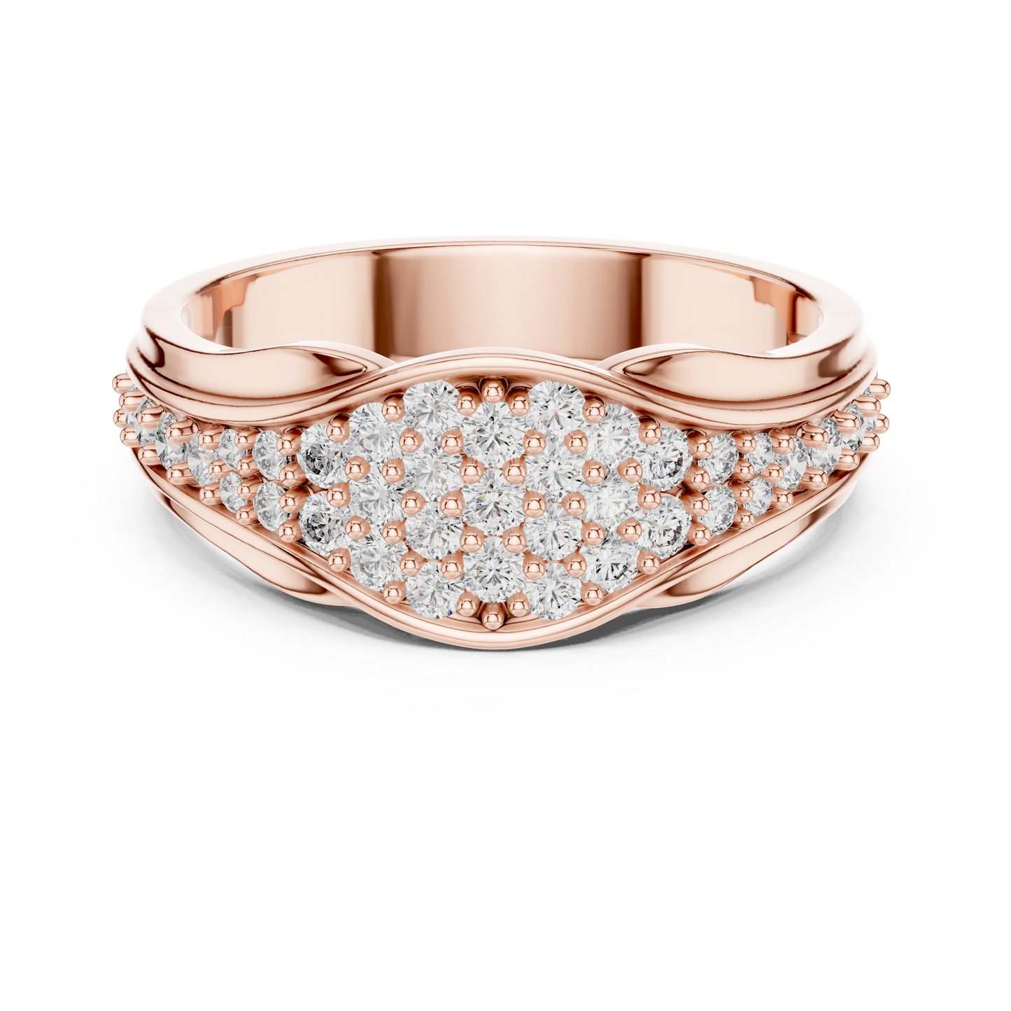Round Halo Lab Grown Diamond Ring