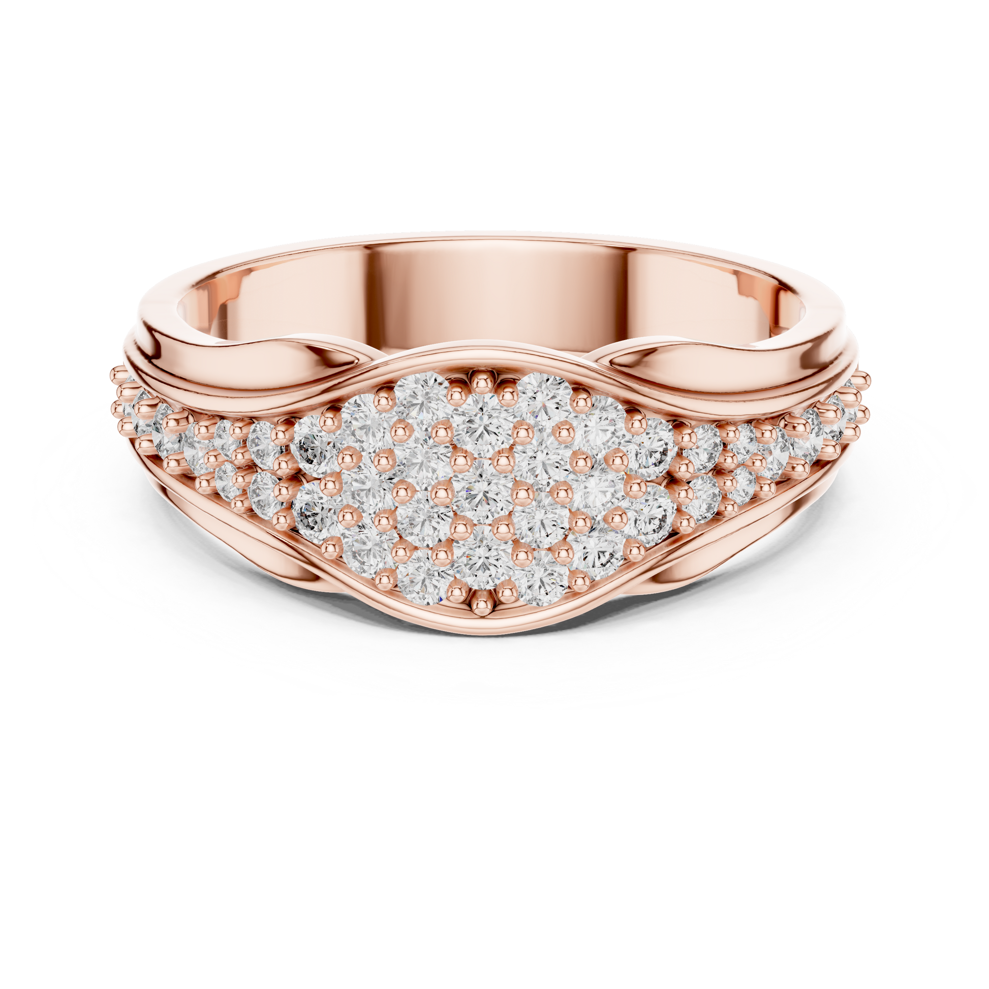 Round Halo Lab Grown Diamond Ring