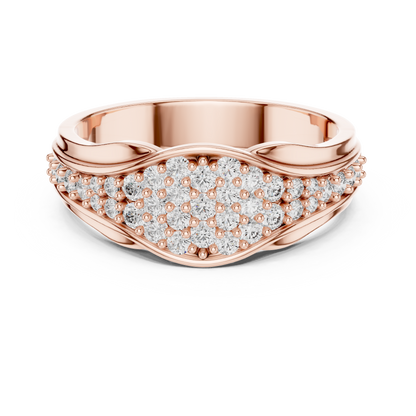 Round Halo Lab Grown Diamond Ring