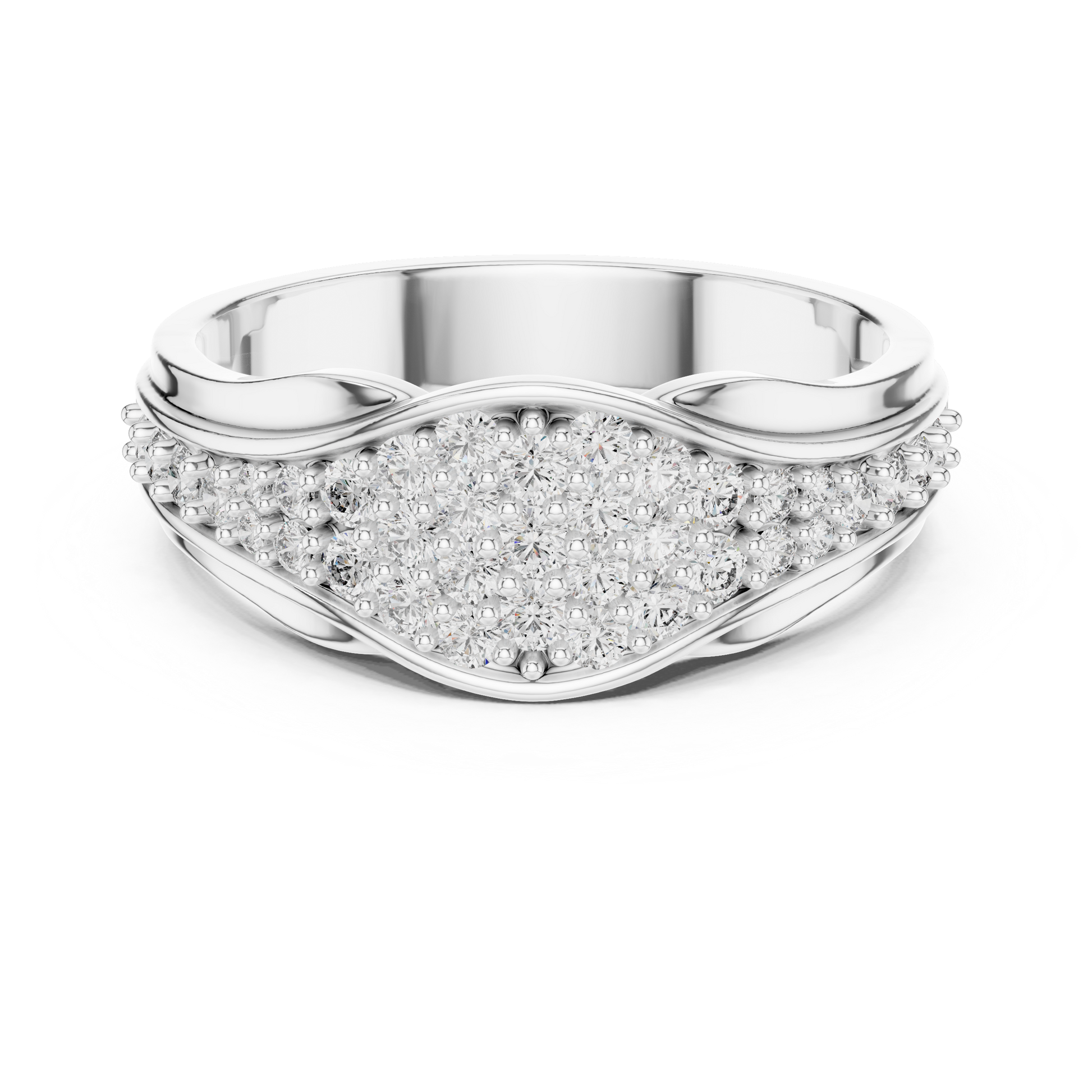 Round Halo Lab Grown Diamond Ring