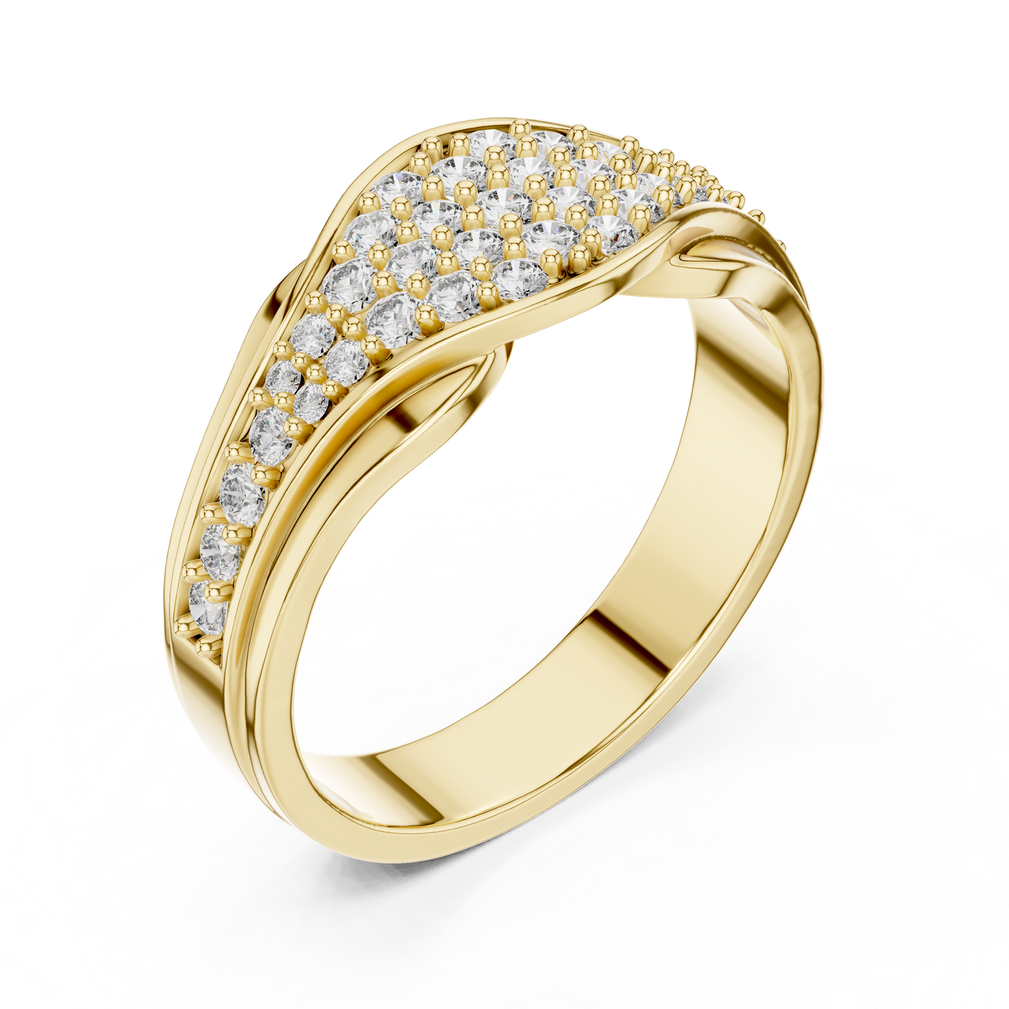 Round Halo Lab Grown Diamond Ring