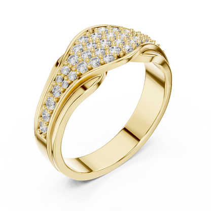 Round Halo Lab Grown Diamond Ring