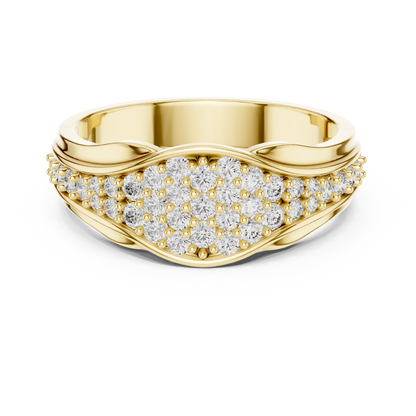 Round Halo Lab Grown Diamond Ring