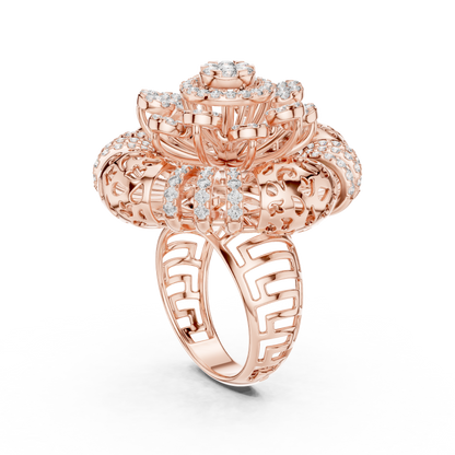 Mixed Shape Lab Grown Diamond Halo Ring
