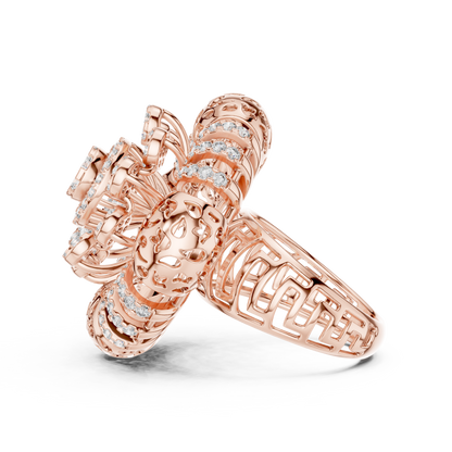 Mixed Shape Lab Grown Diamond Halo Ring
