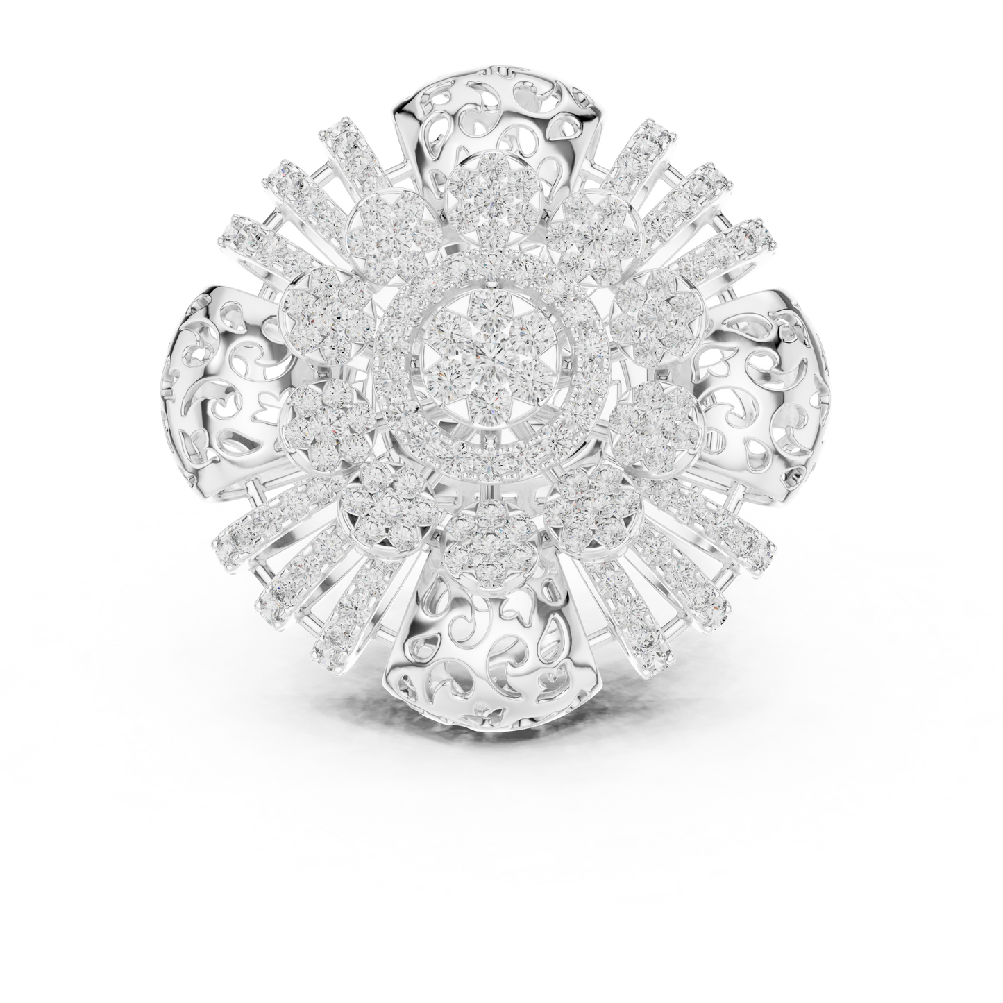 Mixed Shape Lab Grown Diamond Halo Ring