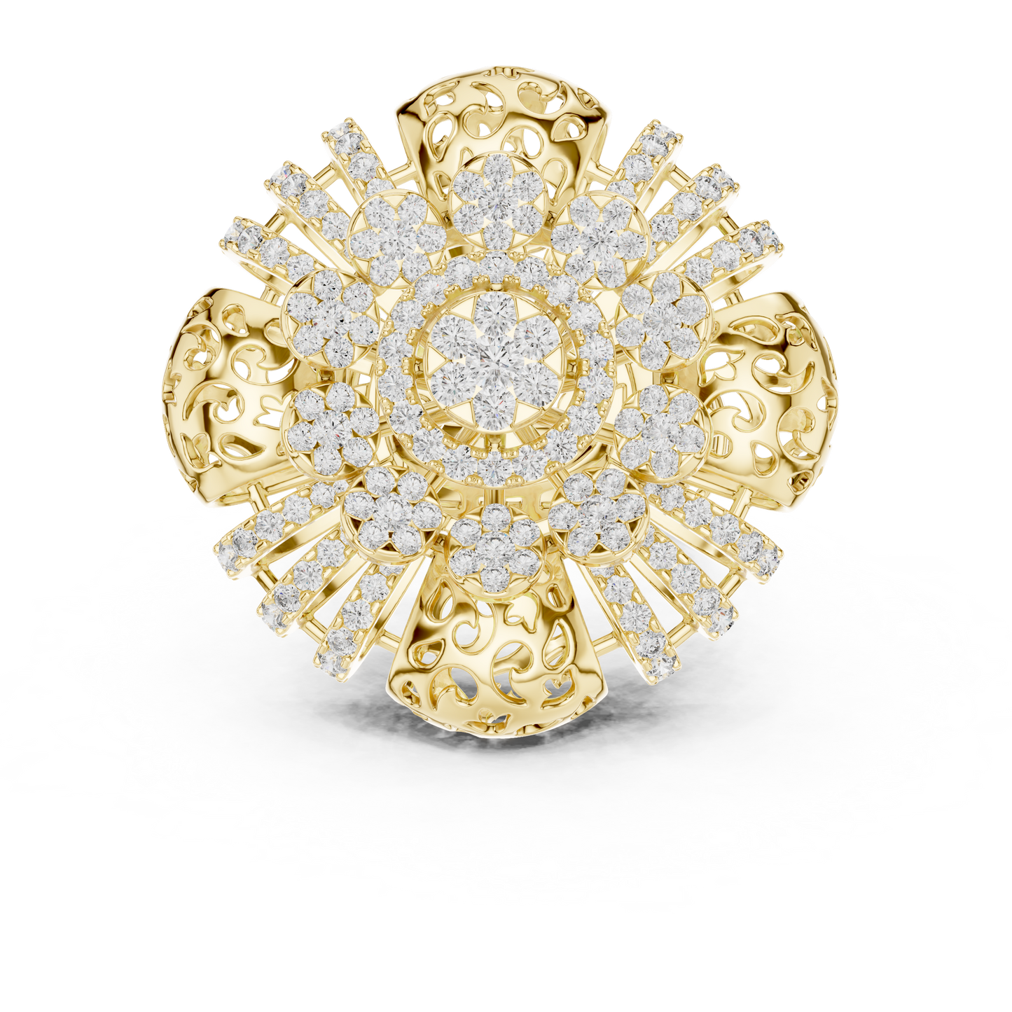 Mixed Shape Lab Grown Diamond Halo Ring