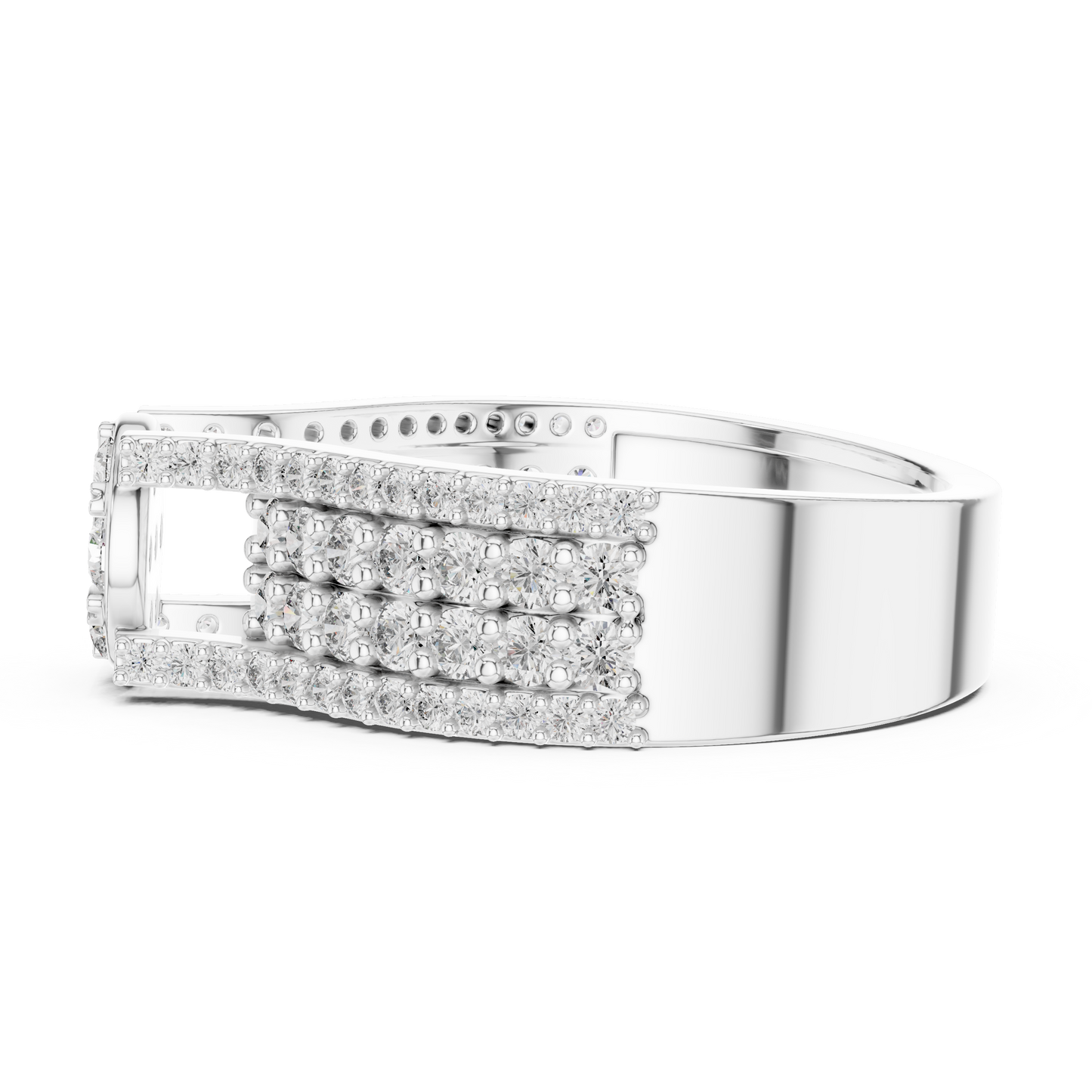 Mixed Shape Lab Grown Diamond Halo Ring