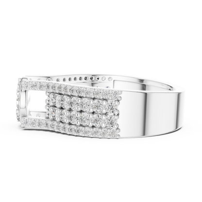 Mixed Shape Lab Grown Diamond Halo Ring