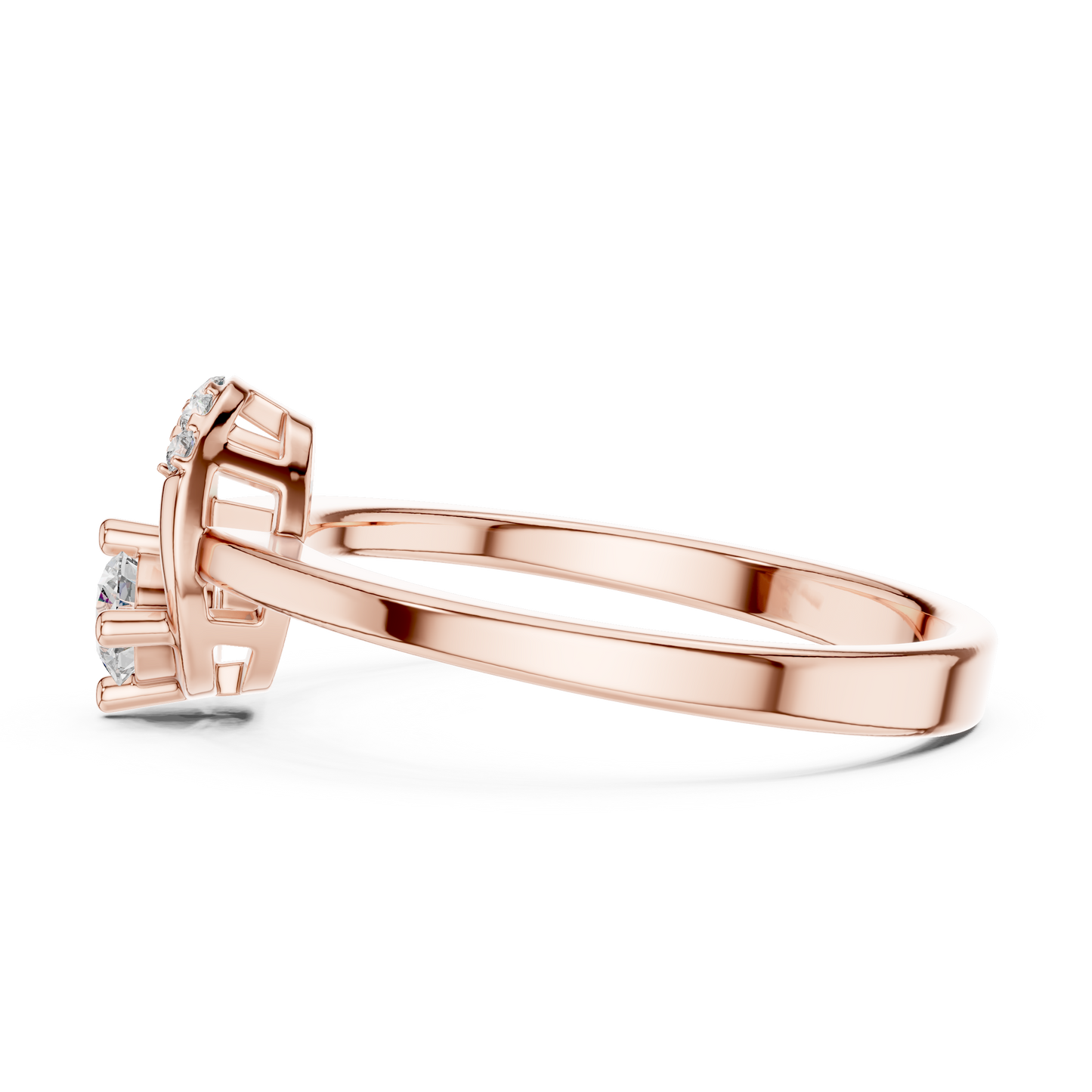 Round Halo Lab Grown Diamond Ring