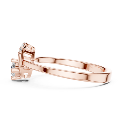Round Halo Lab Grown Diamond Ring
