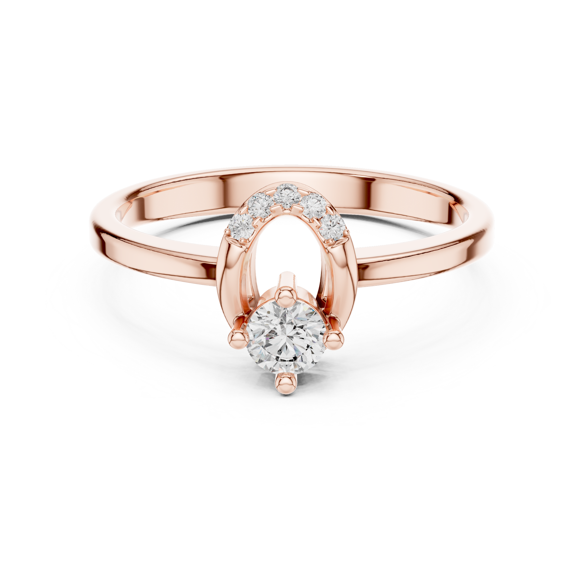 Round Halo Lab Grown Diamond Ring
