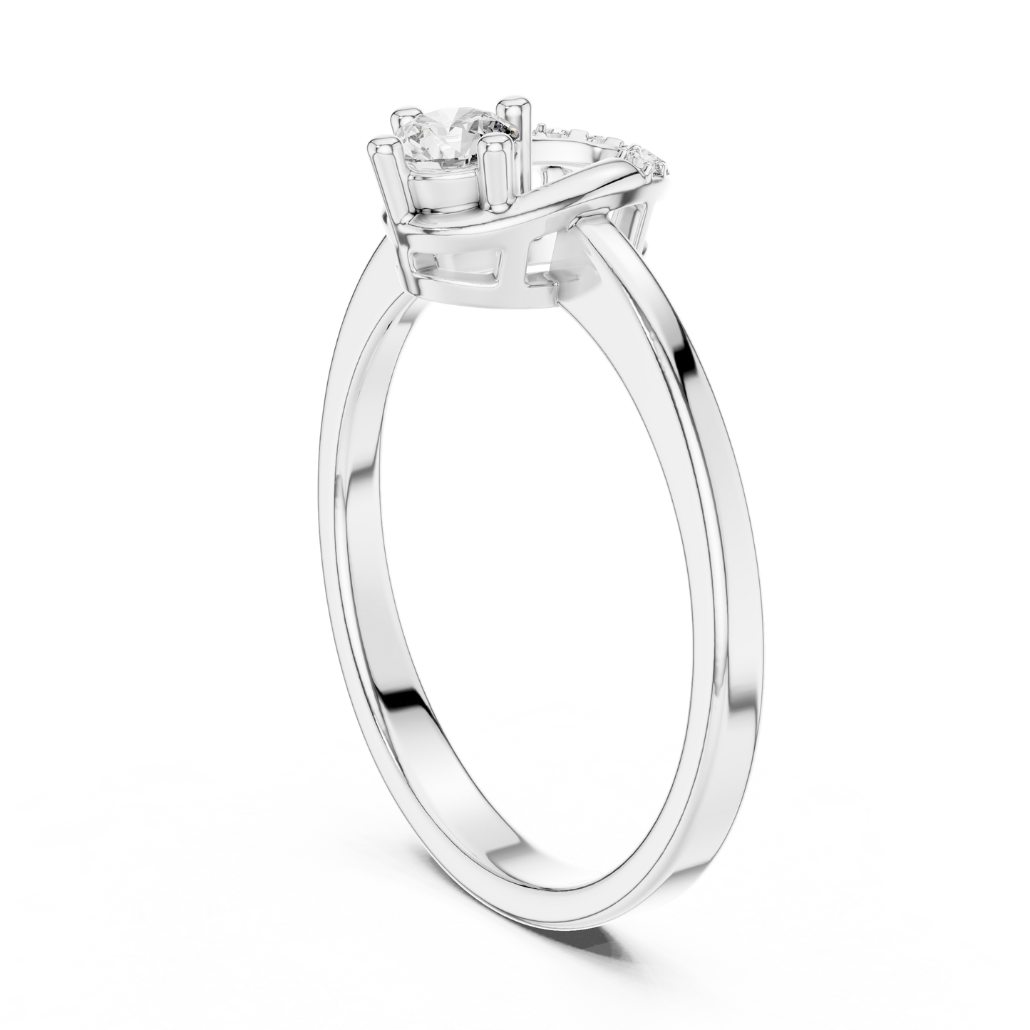Round Halo Lab Grown Diamond Ring