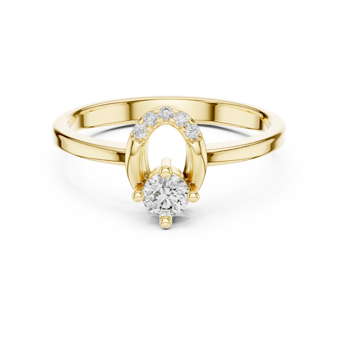 Round Halo Lab Grown Diamond Ring